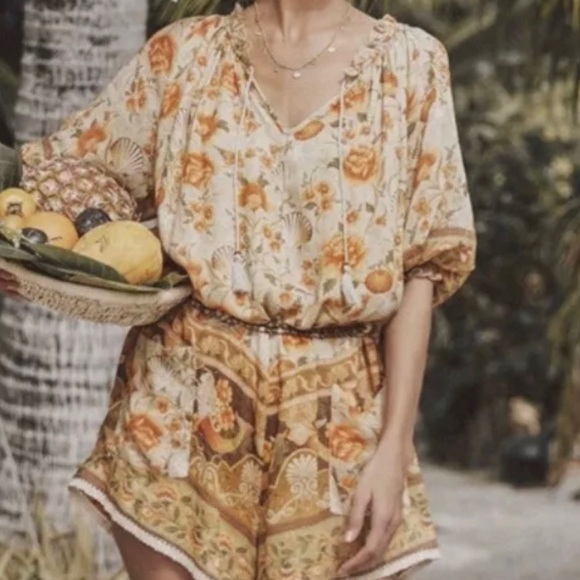 Spell Pants - Spell & Gypsy mermaid romper size Small